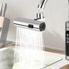 360° Swiveling Kitchen Splash Proof Faucet 3 In 1 Artifact Waterfall Faucet  Toilet
