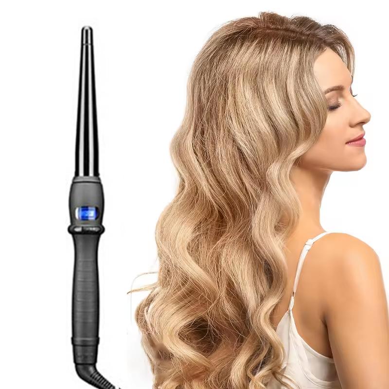 Professional Cone Shape Ceramic Hair Curler Iron Curling Wand Rollers Waver Styling Tools Style Quick Heat Electric Curly