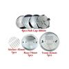 7 st bilhuv fram bak bagageutrymme emblem bricka för BMW original logotyp helsvart E36 E46 E53 E90 E60 E93 E87 G01 G20 X3 X5 F30 F20 X6