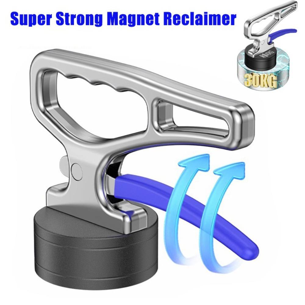 Magnetic Suction Cup Handheld Magnet Feeder Handling Tool For Iron Plate/Tool Steel 30KG