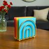 Hollow Tissue Paper Storage Rack Metal Tissue Dispenser Modern Design Napkin Holder  Restaurant