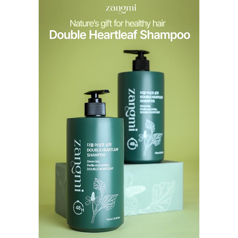 Zangmi Double Heartleaf Shampoo 750ml (2 options)