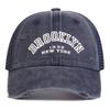 Cappelli da Baseball a Rete Unisex BROOKLYN con Stampa di Lettere Lavabili Cappello Hip Hop Primavera Estate Esterno Regolabile Cappelli Casual Cappello Parasole