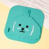 Silicone Shower Drain Cover Insect-proof Cartoon Dog Drain Hair Catcher Anti-Odor Reusable Bathtub Drain Stopper