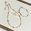Retro Natural Stone & Freshwater Pearl Necklace - High-End Clavicle Chain for Women