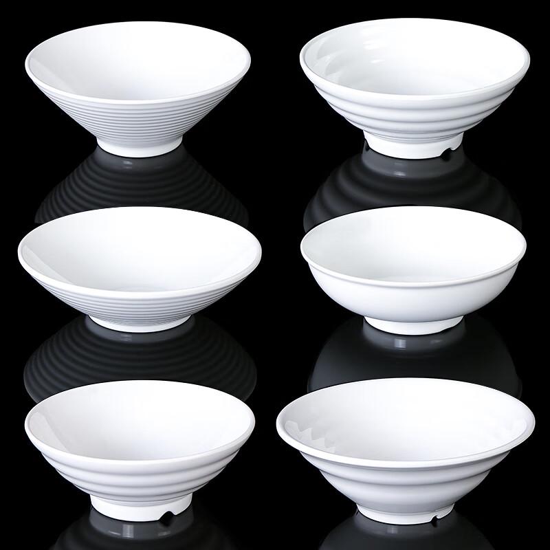 Homeglen White Melamine Rice & Soup Bowl