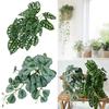 Green Artificial Begonia Leaves Home Decoration Photo Props Wall Hanging Wreath Party Supplies Mall Window Ornament Accessories
