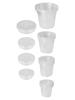 Clear Flowerpot Drainage Hole Pot Indoor Gardening Outdoor Planters Effective Drainage Design Indoor And Outdoor Usage