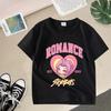 KPOP Demon Hunters Children Clothing Short Sleeve T-shirt Cute Tiger Harajuku Tshirt for Boys Girls
