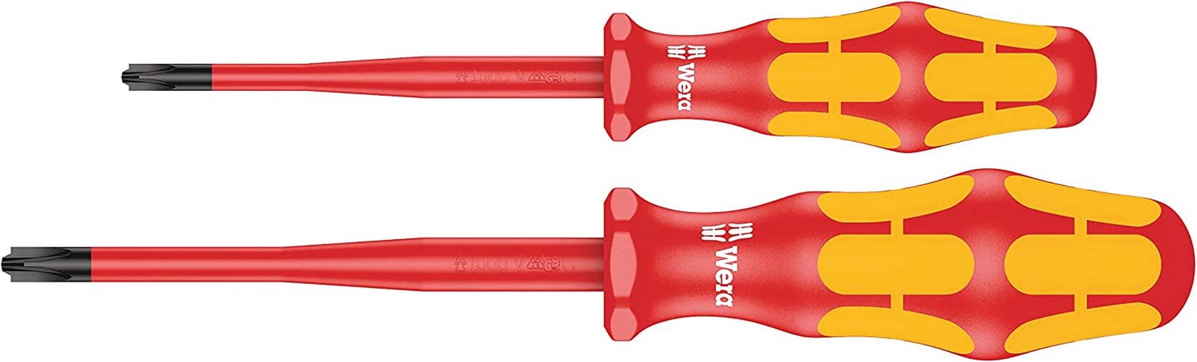 

WERA Insulated Screwdriver Set with Insulated Blades for 1000V Operation 2-Piece (Product Code 006470)