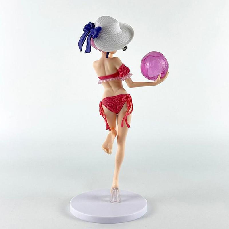 Rem Ram Swimsuit Figure ReZero Anime Life Model Ornament Toy Gift