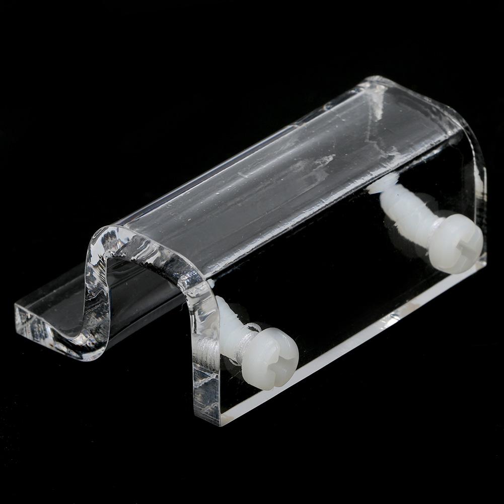 4Pcs Glass Cover Acrylic Clip Holder Support Clamp Accessory for Aquarium Fish Tank