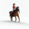 Action Figure Schleich Horse Club 42711 Hannah & Cayenne 8 X 15 X 18 Cm 21 X 10 X 19 Cm