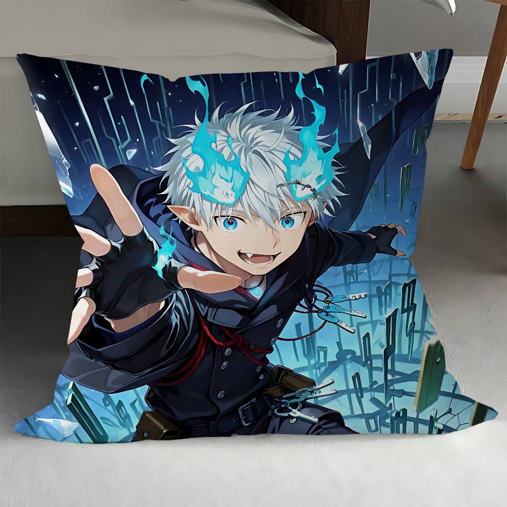 Anime Blue Exorcist Personalized Pillow Cover Kids Bedroom Wild Party Decor Pillowcase Kid Birthday Shower Gift