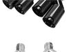 BMW Dual Carbon Fiber 63mm Exhaust Muffler Tailpipe