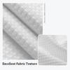 Bathroom High-grade Thick Waterproof Water-retaining Waffle Shower Curtain Mildew-proof Partition Door Curtain Pull Curtain