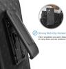 for Galaxy S24 Cover,Woven 2 in 1 Hybrid Hard Shell Holster Combo Case With Kickstand & Belt Clip For Samsung Galaxy S24+ Plus