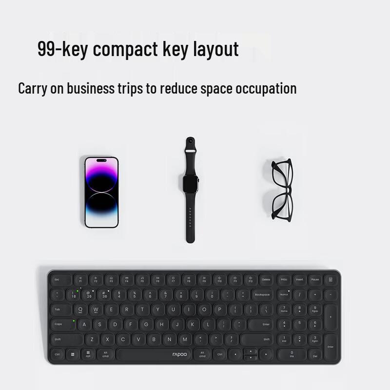 Rapoo E9300G Ultra-Slim Multi-Mode Wireless Keyboard