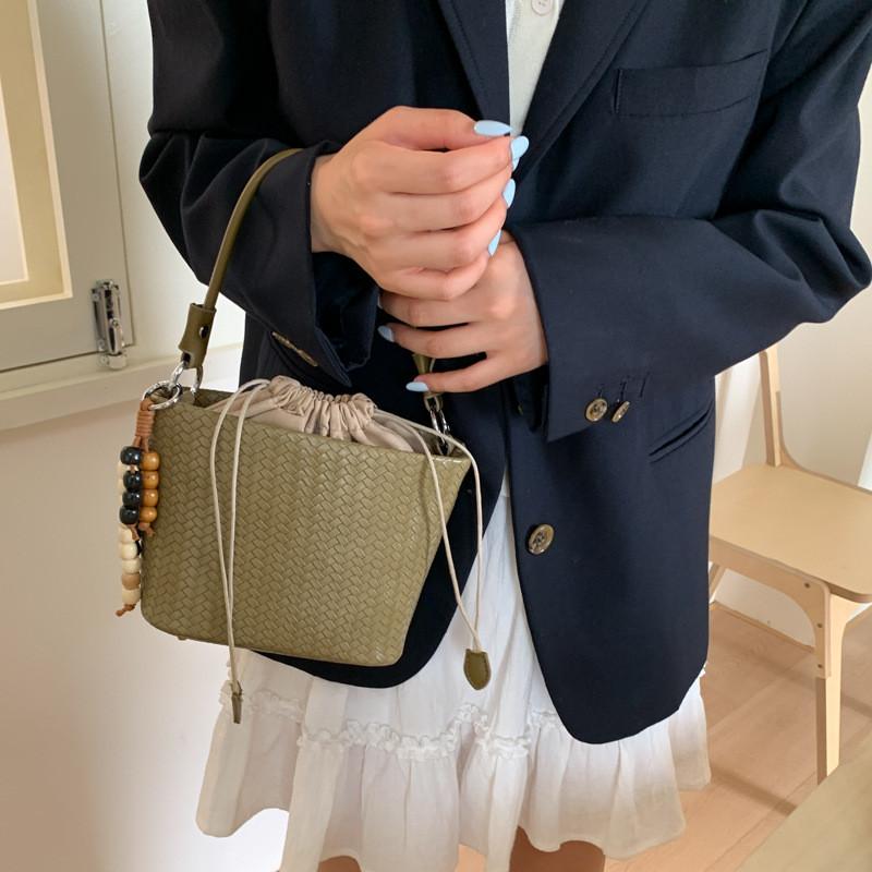 IELGY Ladies Messenger Bag Summer Retro Portable Bucket Bag