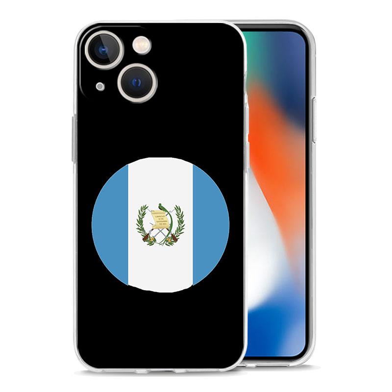 Phone Case For iPhone 17 Air Cases iPhone 16 15 12 13 14 Pro Max SE 7 8 Plus iPhone11 Clear Soft Cover Guatemala Flag