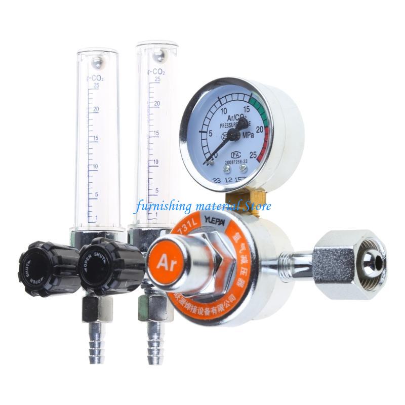 Y5GD Gas Flowmeter Pressure Reducer with Dual Tube Argon Regulator for Argon Gas