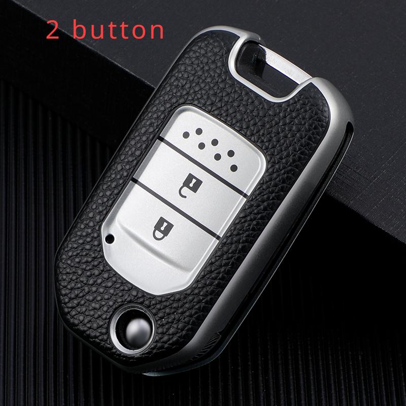 Leder TPU Shell Cover Fob für Honda Civic HRV CRV XRV CR-V Crider Odyssey Pilot Fit Accord Auto Schlüssel fall Schutz Zubehör