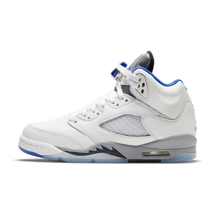 Jordan 5 Retro White Stealth 2021 GS 440888-140 35.5