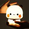 Kawaii Panda Led Night Light Lamp Cute Cartoon Pat Lamp Animal Bedroom Decorative Living Room Dolls Gifts kids Baby Night light