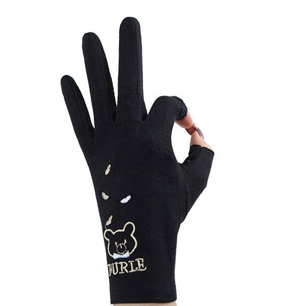 Cycling Driving Running Thin Sun Protection Sunscreen Gloves Sunscreen Mittens Anti-UV