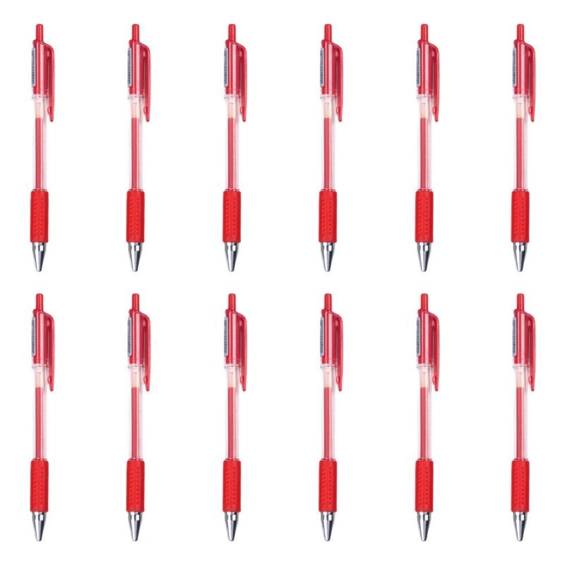 12 Pcs 0.5mm Gel Ink Pen Aesthetic Neutral Pen Retractable Creative Pressing Pen Gel Pen for Journaling 1