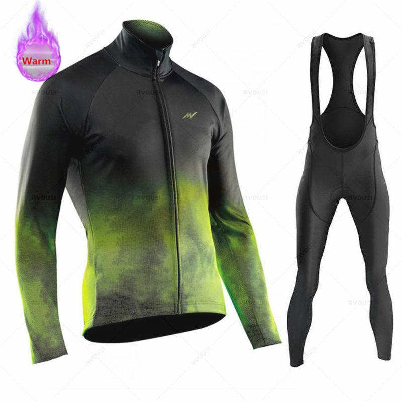 2026 Winter Velvet Warm Morvelo Cycling Jersey Sets Men Thermal Fleece Bicycle Clothing Road Bike Shirt MTB Uniform Ropa Ciclismo Warm Bib Pants