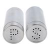 2 Pcs 304 Stainless Steel Seasoning Bottles Table Household Pepper Salt Shaker Barbecue Sprinkles Seasoning Jar Kitchen