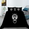 Wolf Digital Printing Quilt Cover Pillowcase Two Three Piece Set Polyester