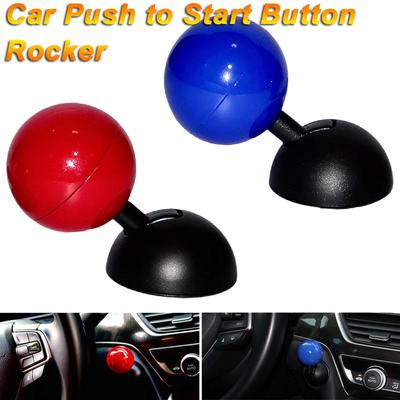 20PCS Car One Click Start Plastic Button For Car Engine Start/stop One-click Start Button Cover Decoration Sticker Plastic Style