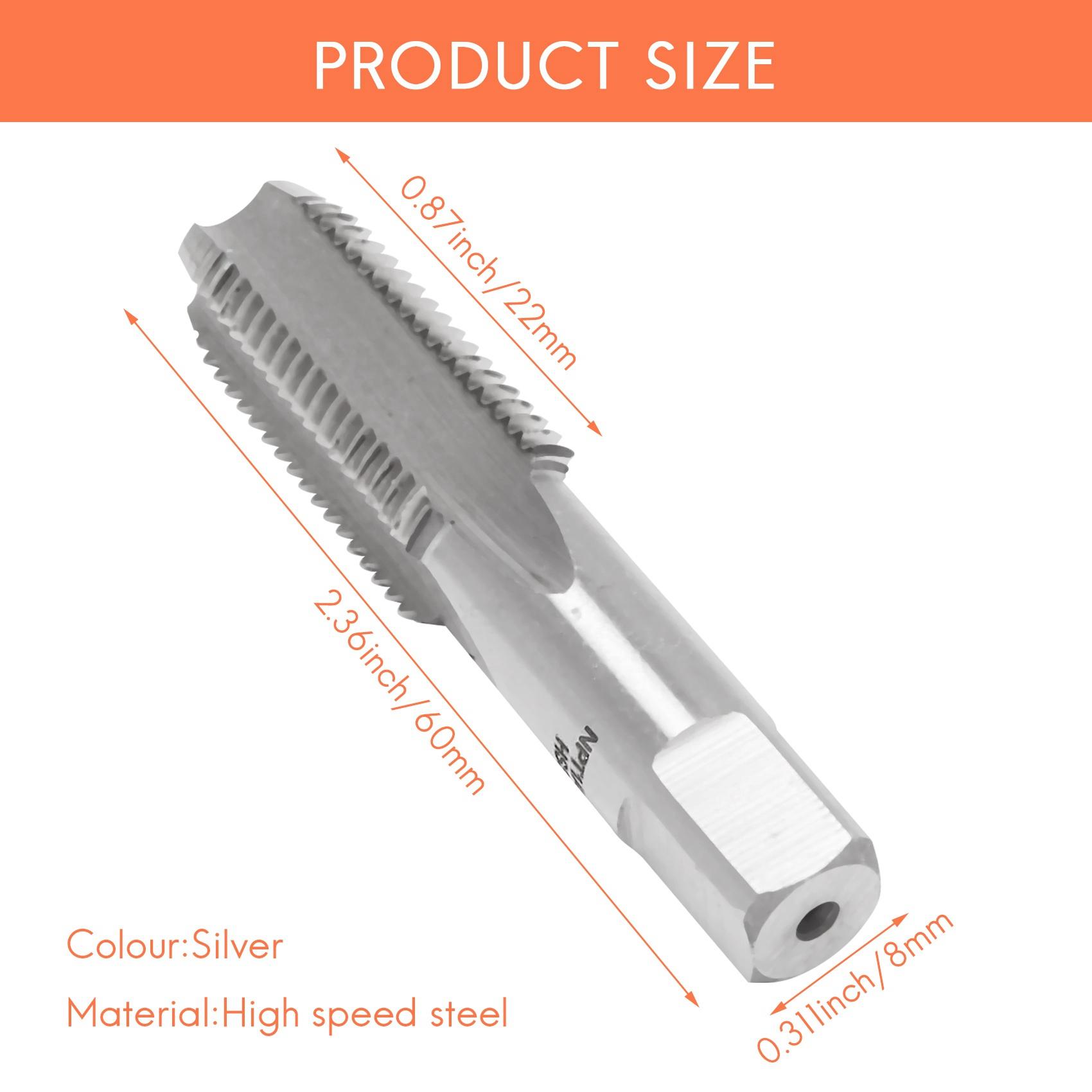 

BHBL 1Pc 1/4 Inch - 18 Npt High Speed Steel Taper Pipe Tap Metal Screw Thread Cutting Tool Threading Hand Tools China Mainland