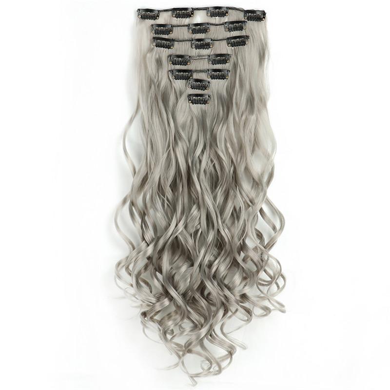 MERISIHAIR 6 Pieces/set of 24 Inch Wig Curly Hair 16 Hairpins, Wig Styling, Hairpin Synthetic Hairpin, Heat-resistant