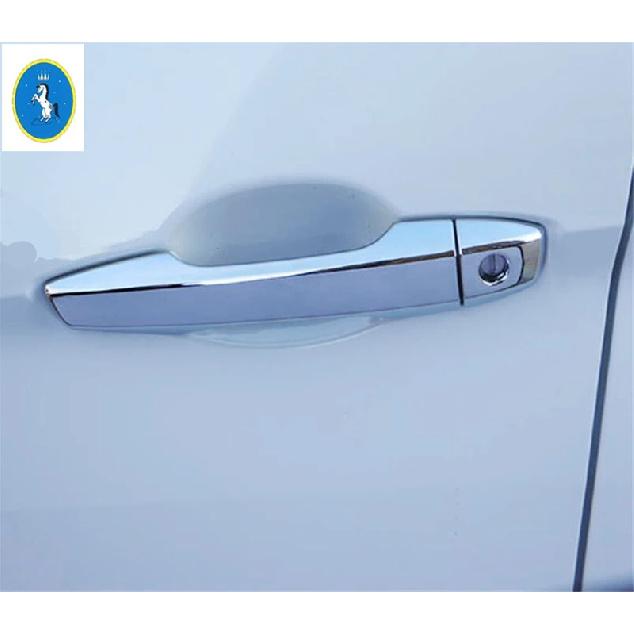 Car Door Pull Doorknob Handle Decor Protect Cap Cover Trim For Mitsubishi Eclipse Cross 2018 -  Chrome Exterior Accessories