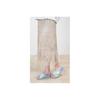 Pansy 9306 Women's Hand-Knitted Antibacterial Indoor Slippers, Size L, Blue