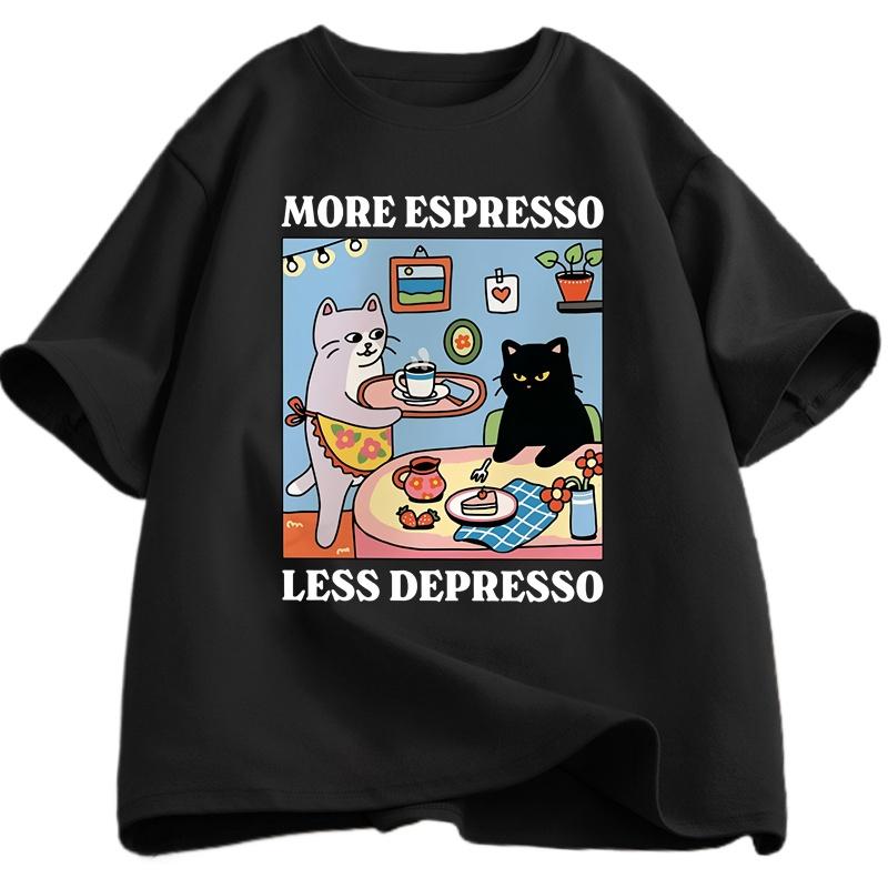 The Latest Unisexs Pure Cotton Tshirt For 2025 Espresso Comfortable Breathable Highquality Beach Travel Party Instagram S