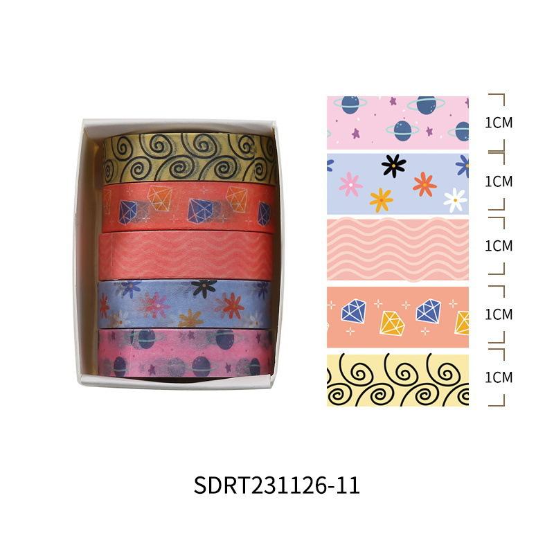 Tianquan Miaowu Washi Tape Set Cute Cartoon Decorative Paper Tape for Journaling Scrapbooking DIY Craft Sticker Supplies