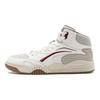 Li Ning Mo Yuan Classique Décontracté Amortissant Léger Baskets Montantes Homme Baskets Blanc Gris AGCT285-2