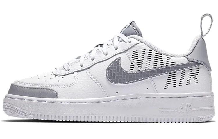 Nike Air Force 1 Low LV8 White Wolf Grey GS BQ5484-100 36