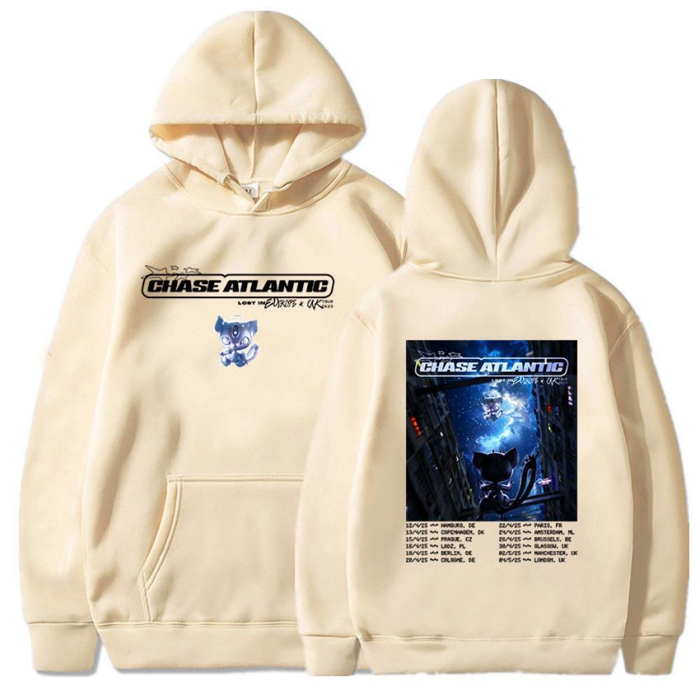 2025 Men's and Women's Rock Band Hooded Sweatshirt Casual and Comfortable Polar Winter Long Sleeved Hooded Sweater