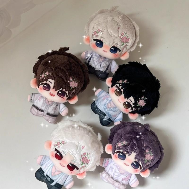 Cute Love DeepSpace Plush Dolls Sylus Rafayel Zayne Xavier Flower Series Figurines Fans Kids Gifts and Cuddly Stuffed Fluffy Huggable Kawaii Comfort
