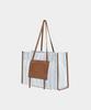 Badgigi Square Canvas Bag, Stripe