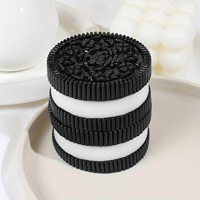 Super Soft Handmade Black Biscuit Decompression Taba Squishy Toys Stress Relieving Slow Rebound Fidget Toy For Adults Relaxation