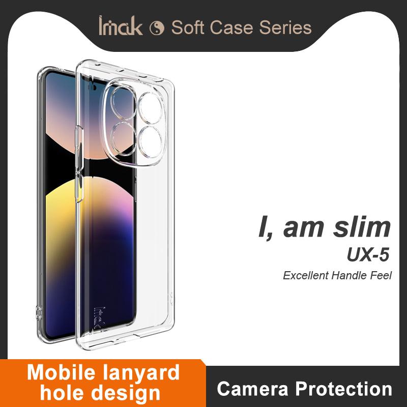Für Redmi Note 14 Pro 4G Handyhülle IMAK Soft Slim Case UX-5 Serie