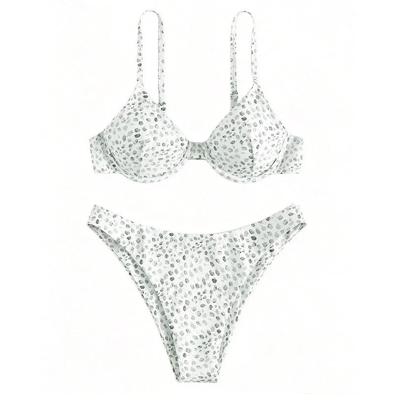1011 European and American New Polka Dot Sexy Split Bikini Swimsuit Hot-selling Bikini Women's Swimsuit Summer