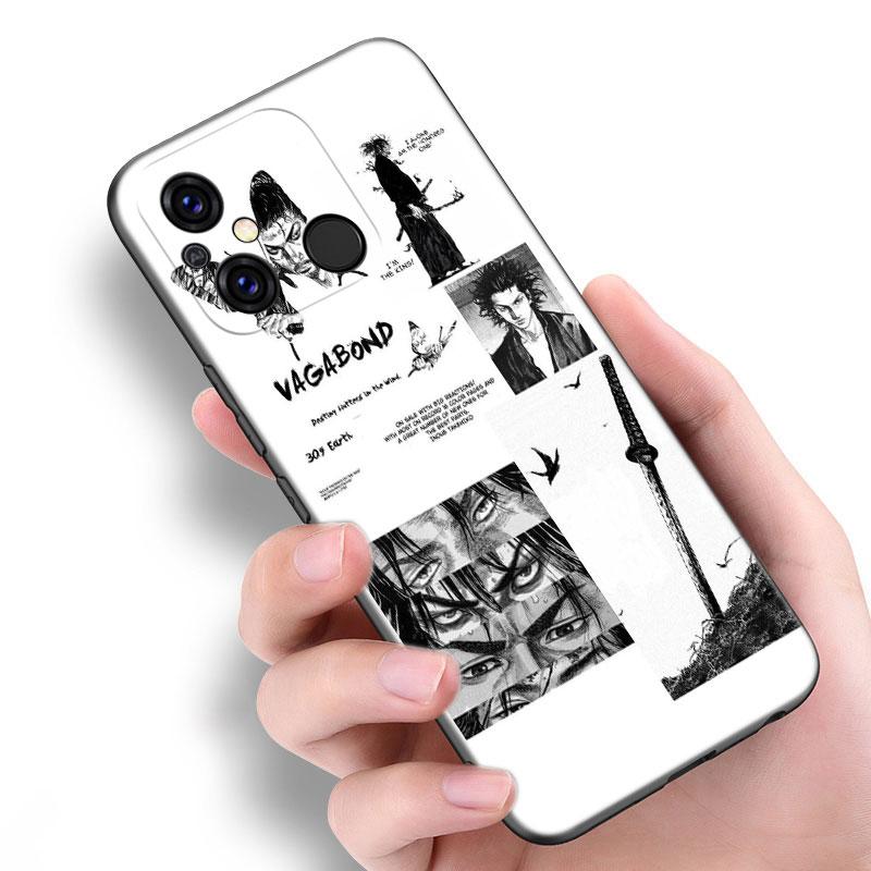 

Чехол для телефона Anime Vagabond Black для Xiaomi Redmi 11 Prime 11A 12C 13C A1 A2 Plus A3 12 4G 10 13R 5G 9A 10A 9C 10C 9i 12R Note 9T Redmi Note 9T