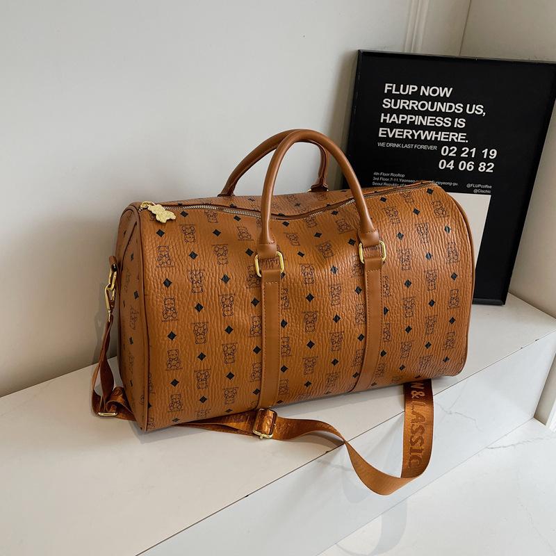 Nowa wysokiej klasy torba kontrastowy kolor domowa torba podróżna przenośna na ramię crossbody modna damska torba